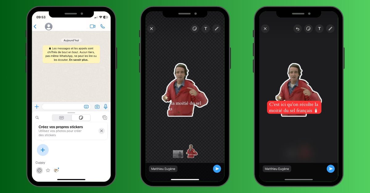 Créer des Stickers WhatsApp sur iPhone