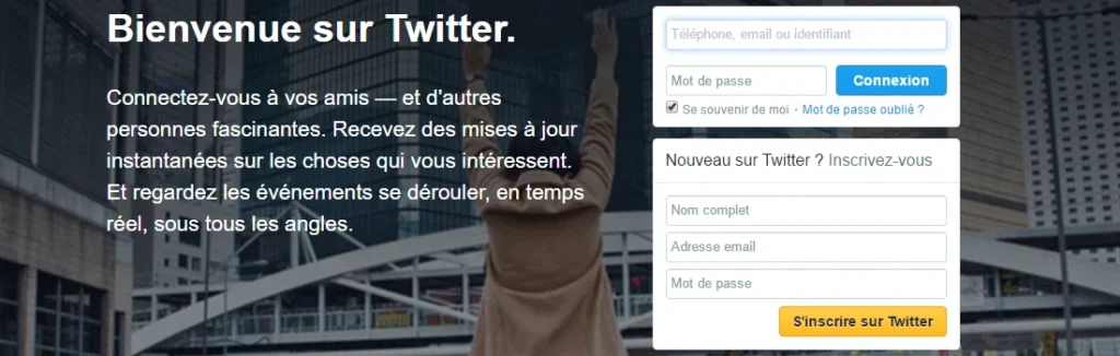 bienvenue twitter