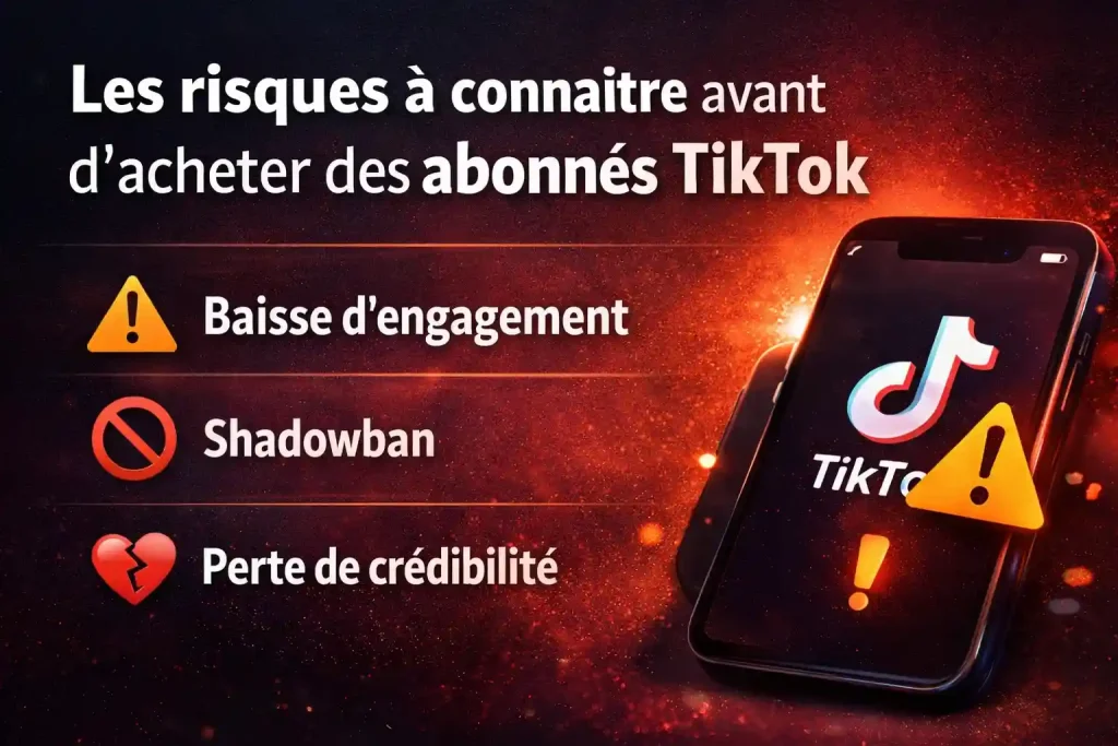 achat d’abonnés TikTok et les risques